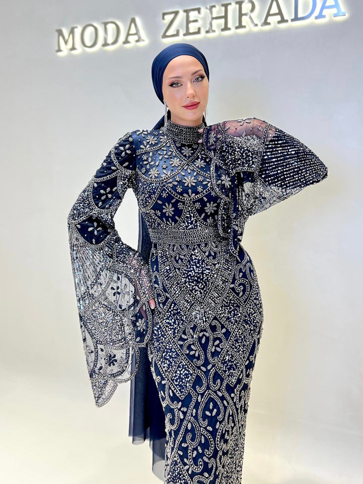 tesettur-abiye-Couture Alice Abiye-ModaZehrada