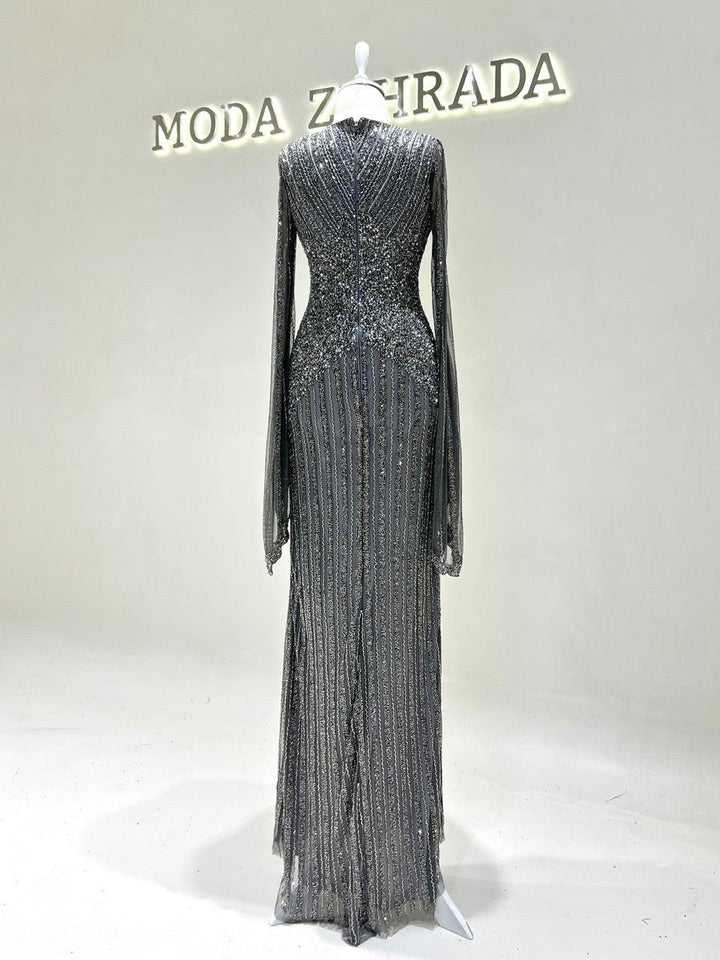 tesettur-abiye-Couture Cavendy Abiye-ModaZehrada