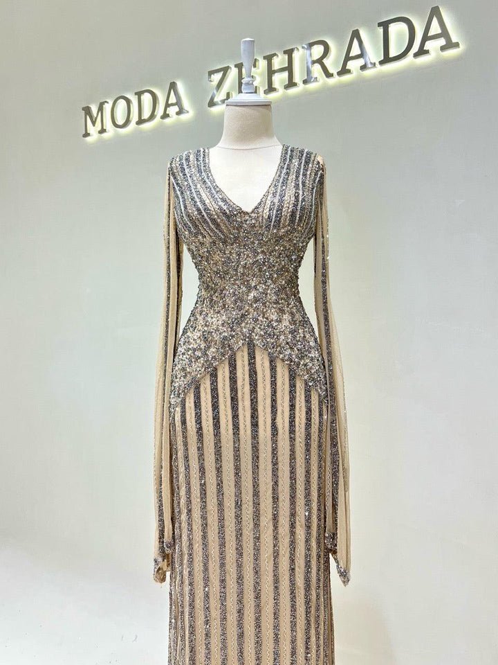 tesettur-abiye-Couture Cavendy Abiye-ModaZehrada