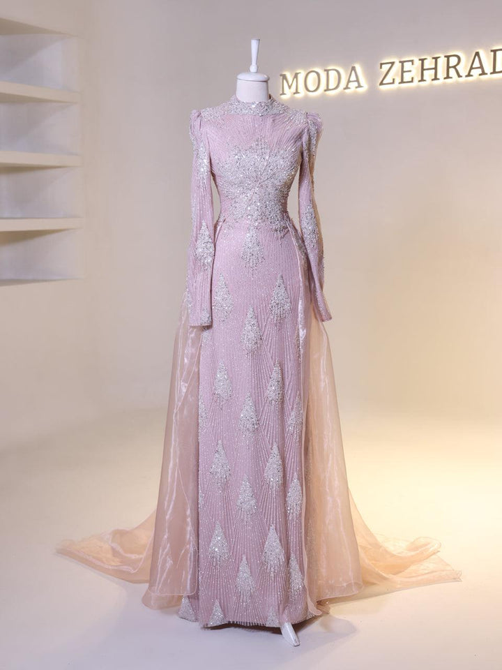 tesettur-abiye-Couture Fairy Abiye-ModaZehrada