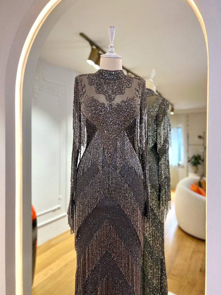 tesettur-abiye-Couture Paris Abiye-ModaZehrada