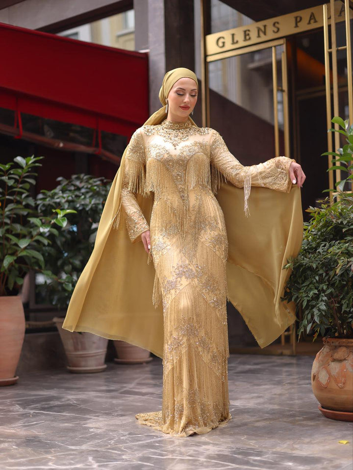 tesettur-abiye-Couture Paris Abiye-ModaZehrada