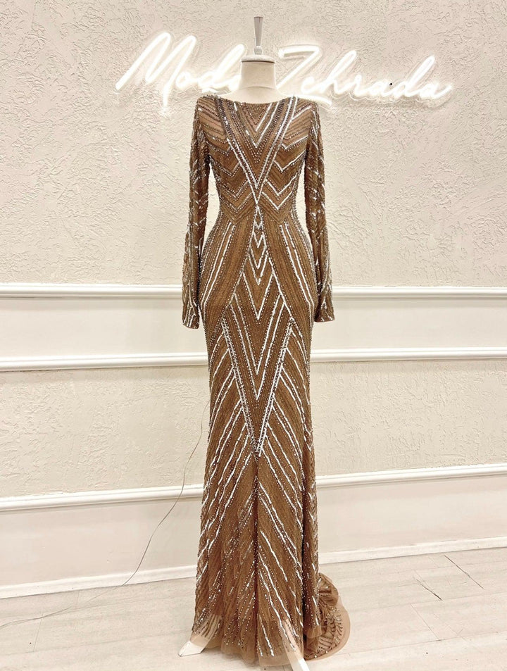 tesettur-abiye-Couture Venice Abiye-ModaZehrada