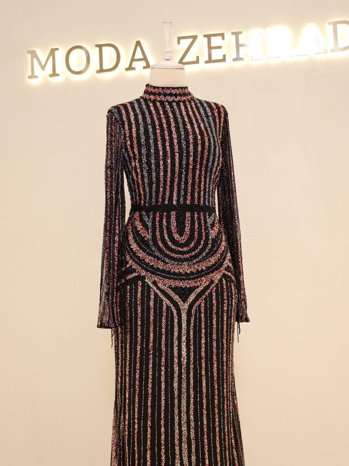 tesettur-abiye-Serenity Couture Abiye-ModaZehrada