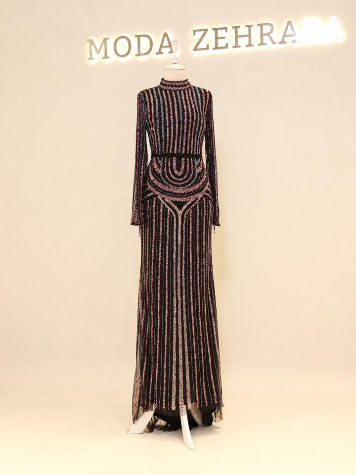 tesettur-abiye-Serenity Couture Abiye-ModaZehrada